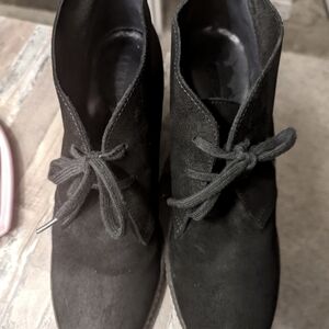 J. Crew Black Ankle Boots